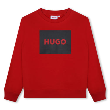 HUGO Sudadera Para Niño Color Rojo, unisex